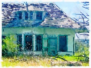 Watercolor - Train Station