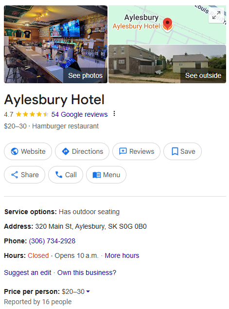 Aylesbury Hotel - Saskatchewan-1